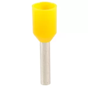 Image of TruConnect Bootlace Ferrules 1mm Yellow Pack of 100