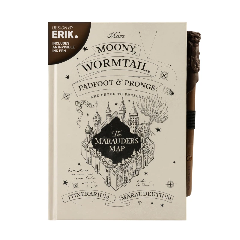 Image of Harry Potter The Marauder's Map Optically Variable Ink Premium A5 Notebook