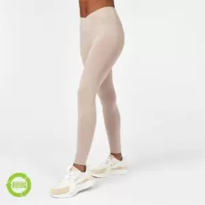 Image of USA Pro x Steph Elswood Eco Cross Front Leggings - Nude