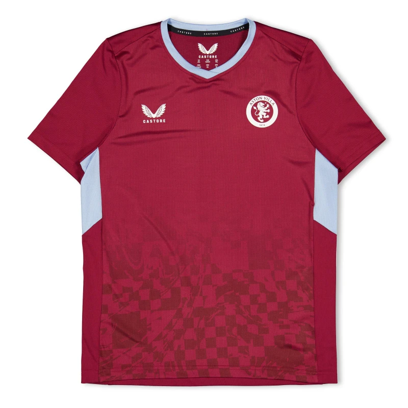 Image of Castore Castore AV H T-Shirt Rhdddrn/Srnty unisex 8-9 Yrs