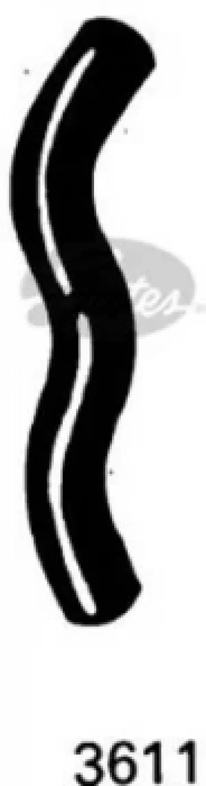 Image of Curved Radiator Hose 275mm X 31 Gates 3611