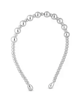 Image of Jon Richard Jon Richard Silver Plated Graduated Pearl Headband