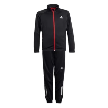 Image of adidas XFG AEROREADY Tracksuit Kids - Black / White / Vivid Red