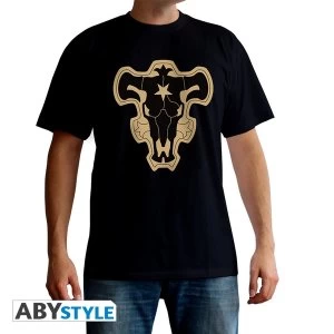 Image of Black Clover - Black Bull Emblem Mens Medium T-Shirt - Black
