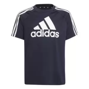 Image of adidas Sereno Logo T Shirt Juniors - Blue