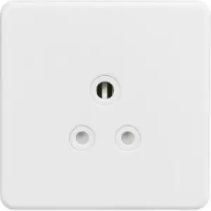 Image of MLA Knightsbridge 5A Unswitched Round Socket Matt White - SF5AMW