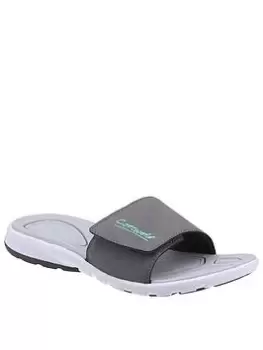 Image of Cotswold Windrush Slides - Grey, Size 3, Women