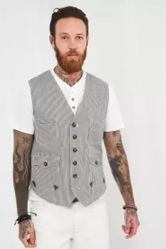 Image of Terrific Tick Stripe Waistcoat