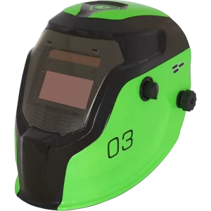 Image of Sealey Auto Darkening Welding Helmet Green