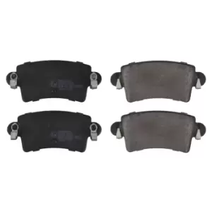Image of Brake Pad Set 16493 by Febi Bilstein Rear Axle