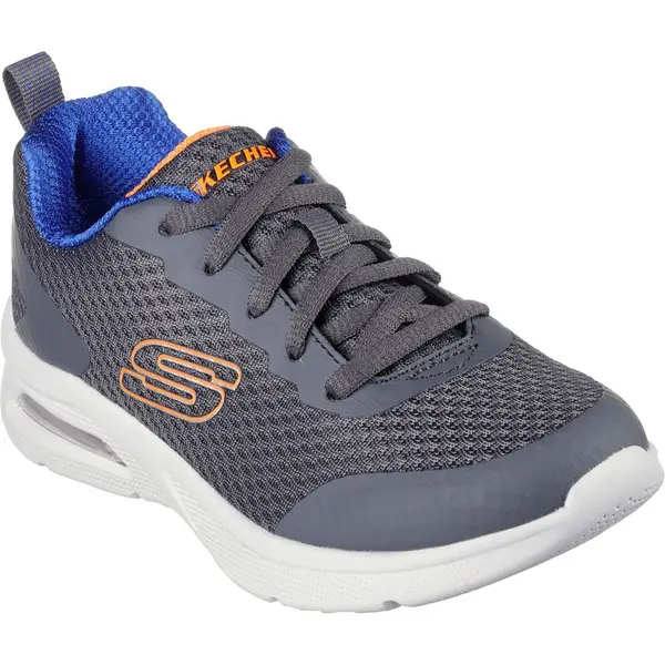 Image of Skechers Boys Microspec Max Lightweight Kaptix Trainers UK Size 12.5 (EU 31)