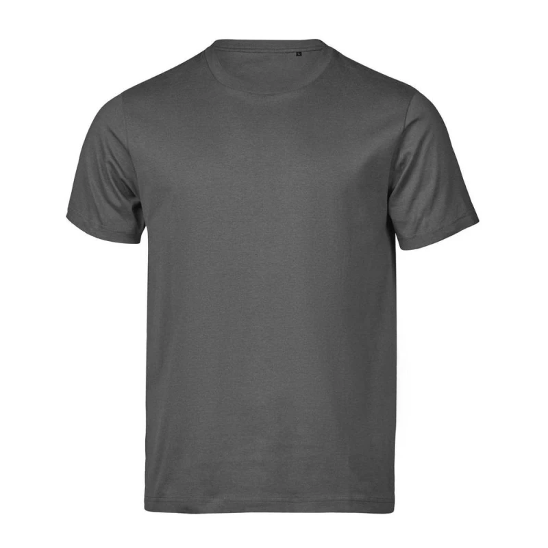 Image of TEE JAYS Mens Urban Luxury T-Shirt in Mid Grey Size: XS Mid Grey Male XS