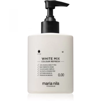 Image of Maria Nila Colour Refresh White Mix Nourishing Mask without Colour Pigments to Enhance Pastel Shades Lasts For 4 - 10 Washes 0.00 300ml