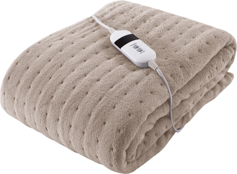 Image of Silentnight Luxury Heated Throw - Natural Grey