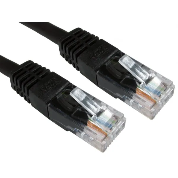 Image of Cables Direct 1m CAT6 Patch Cable (Black)