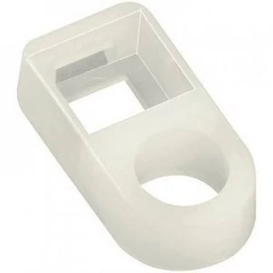 Image of Cable mount Screw fixing Ecru HellermannTyton 151 61319 FH30 N66 NA D1