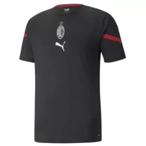 Image of 2021-2022 AC Milan Pre Match Jersey (Black)