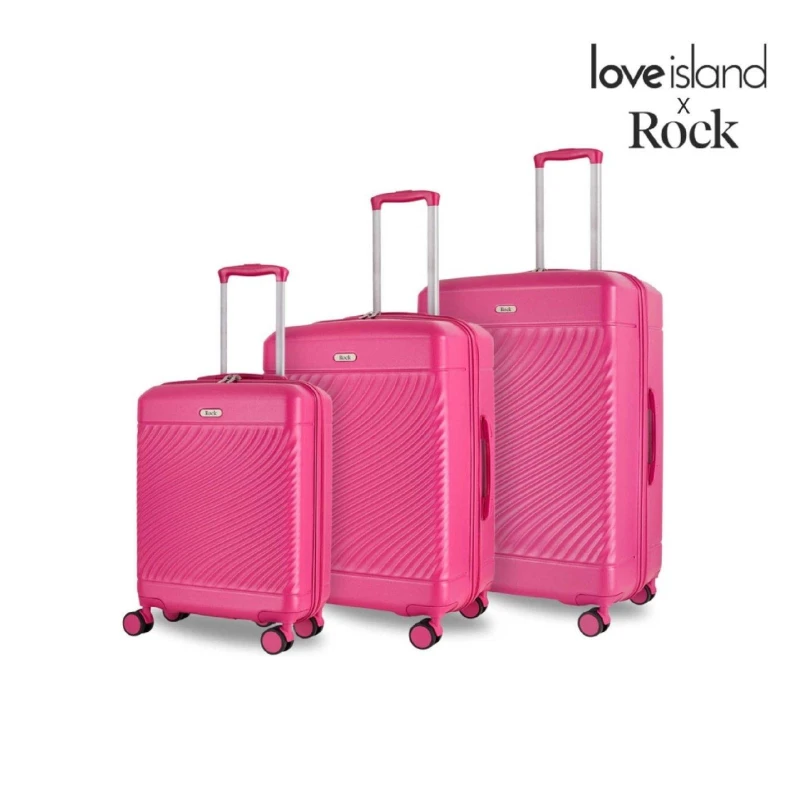 Image of Rock Rock Love Island Large Suitcase Pink - Rock - Size: Large Pink Large UH37401