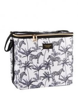 Image of Summerhouse By Navigate Madagascar Family Cool Bag - Repeat Zebra Design