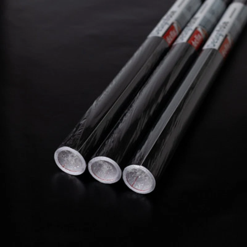 Image of D-C-Fix Plain Matt Black Self Adhesive Vinyl Wrap Film For Kitchen Doors And Furniture 2M(L) 67.5Cm(W) Pack Of 3 Rolls