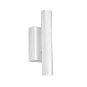 Image of Wall Light Matt White Paint 2x4.5W LED Module Bulb Included Living Room