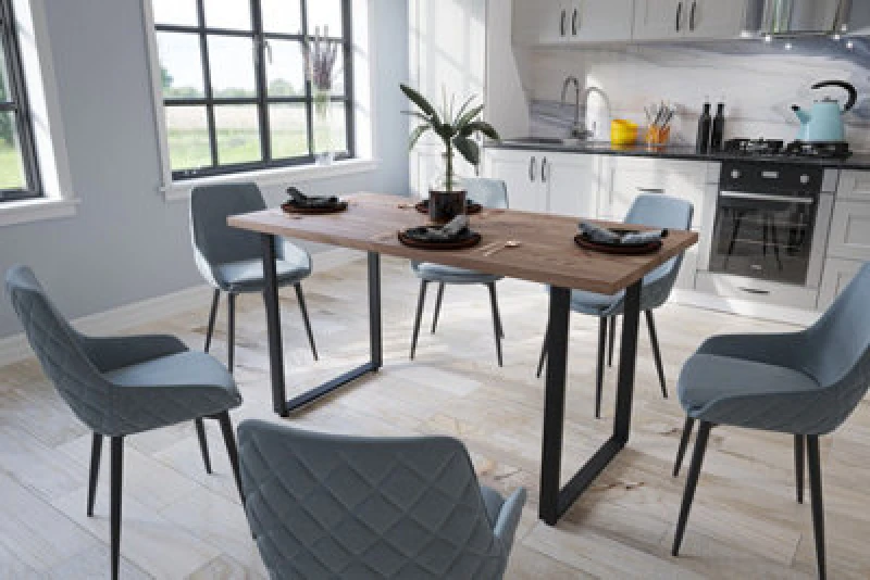 Image of Dining Table Shefa Line Seattle 140 Dark Oak