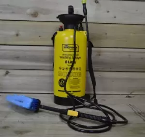 Image of 8 Litre High Pressure Garden Sprayer/Cleaner Weed Killer Grass/Lawn Bike Car
