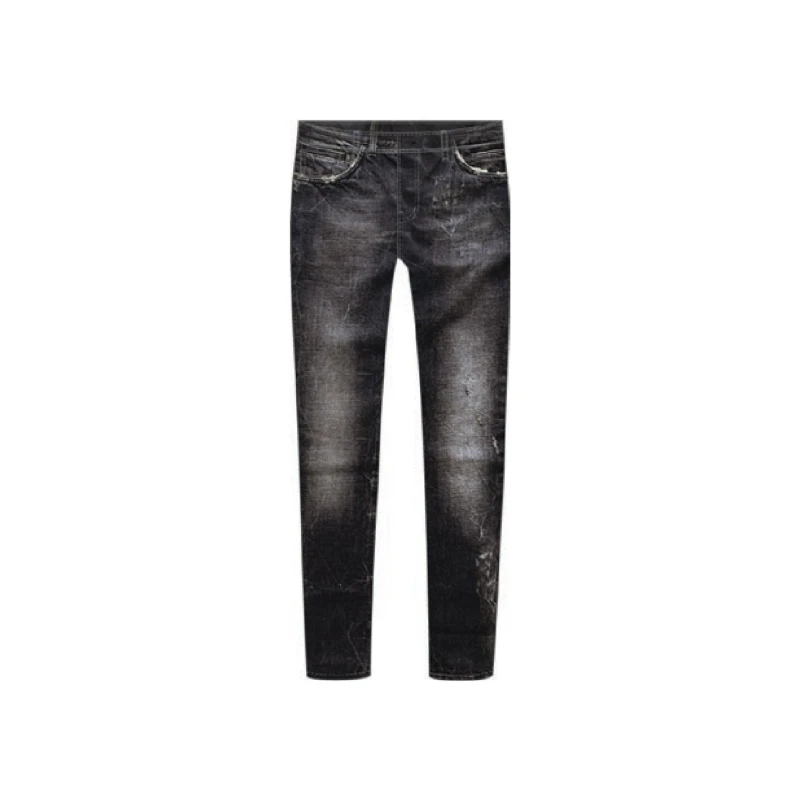 Image of Purple Brand Mid Rise Slim Leg Jeans Black male 32W R