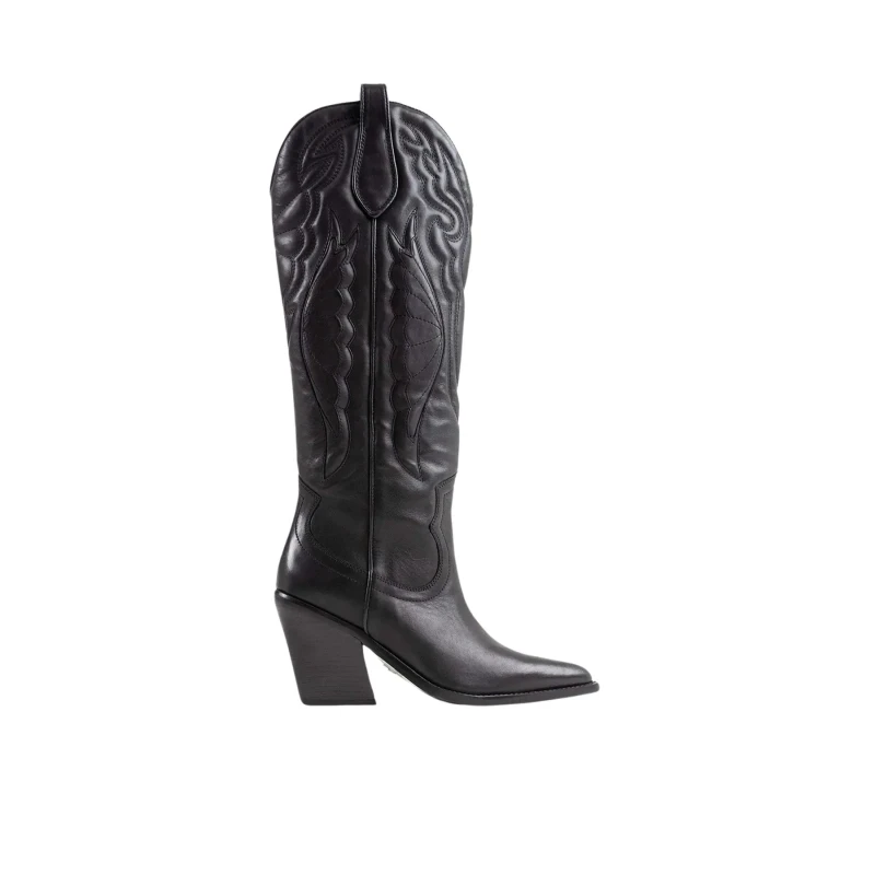 Image of Bronx Womens long boots Bronx New-kole western Noir Female 37