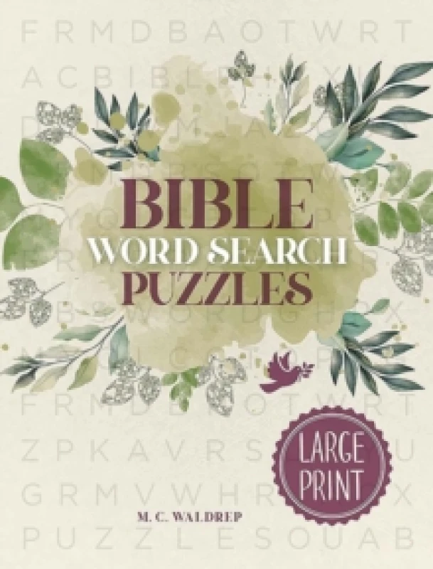 Image of Bible Word Search Puzzles (Large Print). Paperback. By M C Waldrep Books