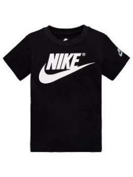 Image of Nike Sportswear Younger Boys Futura T-Shirt - Black