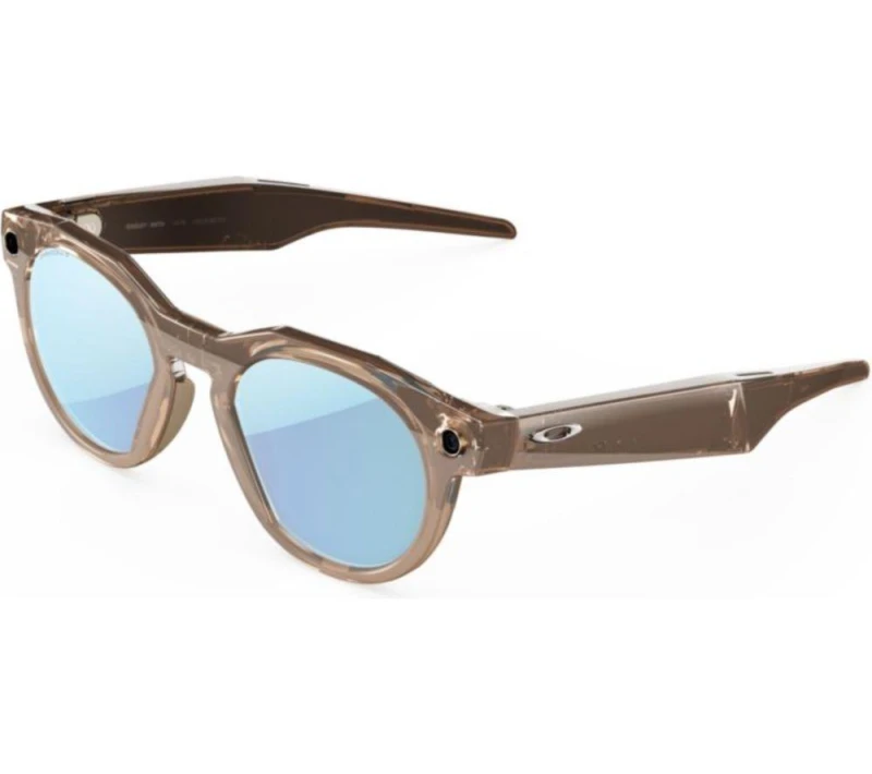 Image of OAKLEY Meta HSTN Smart Glasses - Brown Smoke, Prizm Deep Water Polarised 888392682895