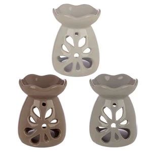 Image of Pastel Tones Floral Ceramic Oil Burner (1 Random Supplied)