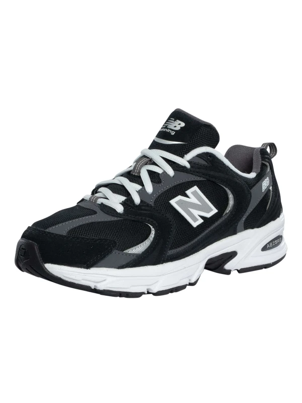 Image of New Balance Mr530 Trainers Black White Grey, 10
