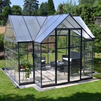 Image of Palram Victory Orangery Garden Chalet - Grey