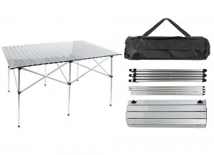 Image of Summit Aluminium Double Roll Top Table