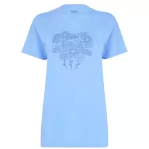 Image of Daisy Street Tie Dye T Shirt - Blue