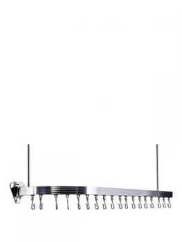 Image of Aqualona Shower Rail Profile Shower Kit Chrome