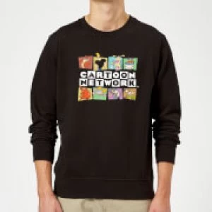 Image of Cartoon Network Logo Characters Sweatshirt - Black