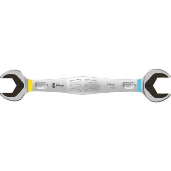 Image of Wera 05020261001 6002 Joker Double Double-ended open ring spanner 22 - 24mm DIN ISO 1711-1