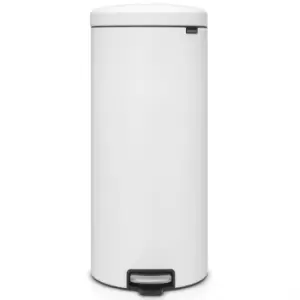 Image of Brabantia 30L NewIcon Sense of Luxury Pedal Bin - Eternal White