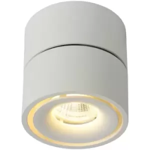Image of Lucide YUMIKO - Surface Mounted Ceiling Spotlight - Ø7,8cm - LED Dim. - 1x8W 2700K - White