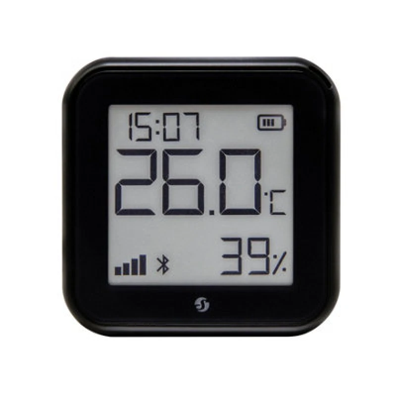 Image of Shelly Shelly H&T Gen 3 Matte Black Wireless temperature and humidity sensor Bluetooth, WiFi Shelly_Plus_H&T_G3_s