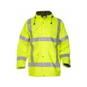 Image of Hydrowear - UITHOORN SNS HI VIS WATERPROOF PARKA YELLOW XXL - Saturn Yellow - Saturn Yellow