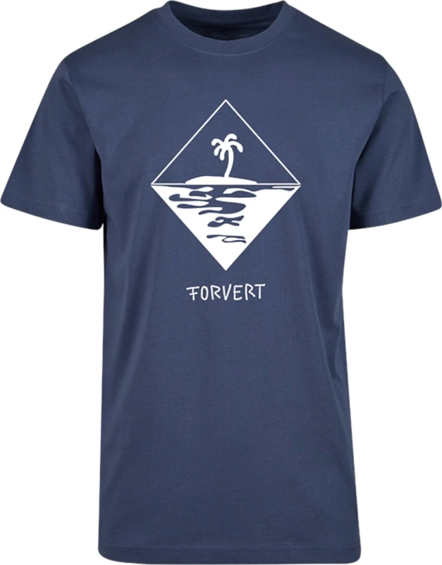 Image of Brandit Forvert Morro Bay T-Shirt, blue, Size M for Men
