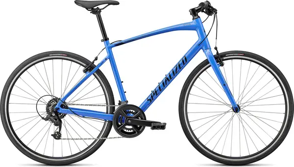 Image of 2022 Specialized Sirrus 1.0 Hybrid Bike in Gloss Sky Blue