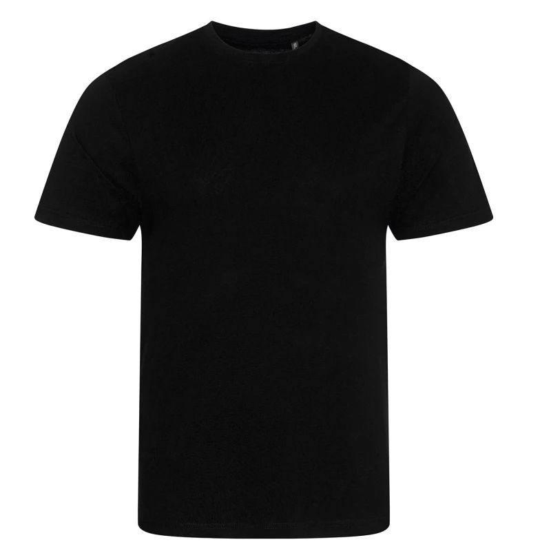 Image of AWDis AWDis Men Cascade logie T-Shirt in Black Size: Medium Black M Male 5063425362684