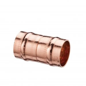 Image of Wickes Solder Ring Straight Coupling - 22mm Pack of 2