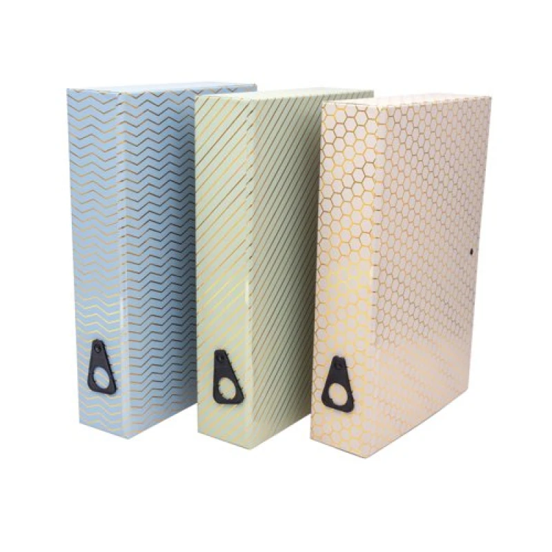 Image of ValueX Pukka Haze Box File Foolscap Assorted Colours (Pack 3) - 9883(AST)-HZE 9883(AST)-HZE