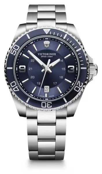 Image of Victorinox 242007 Maverick (43mm) Blue Dial / Stainless Watch